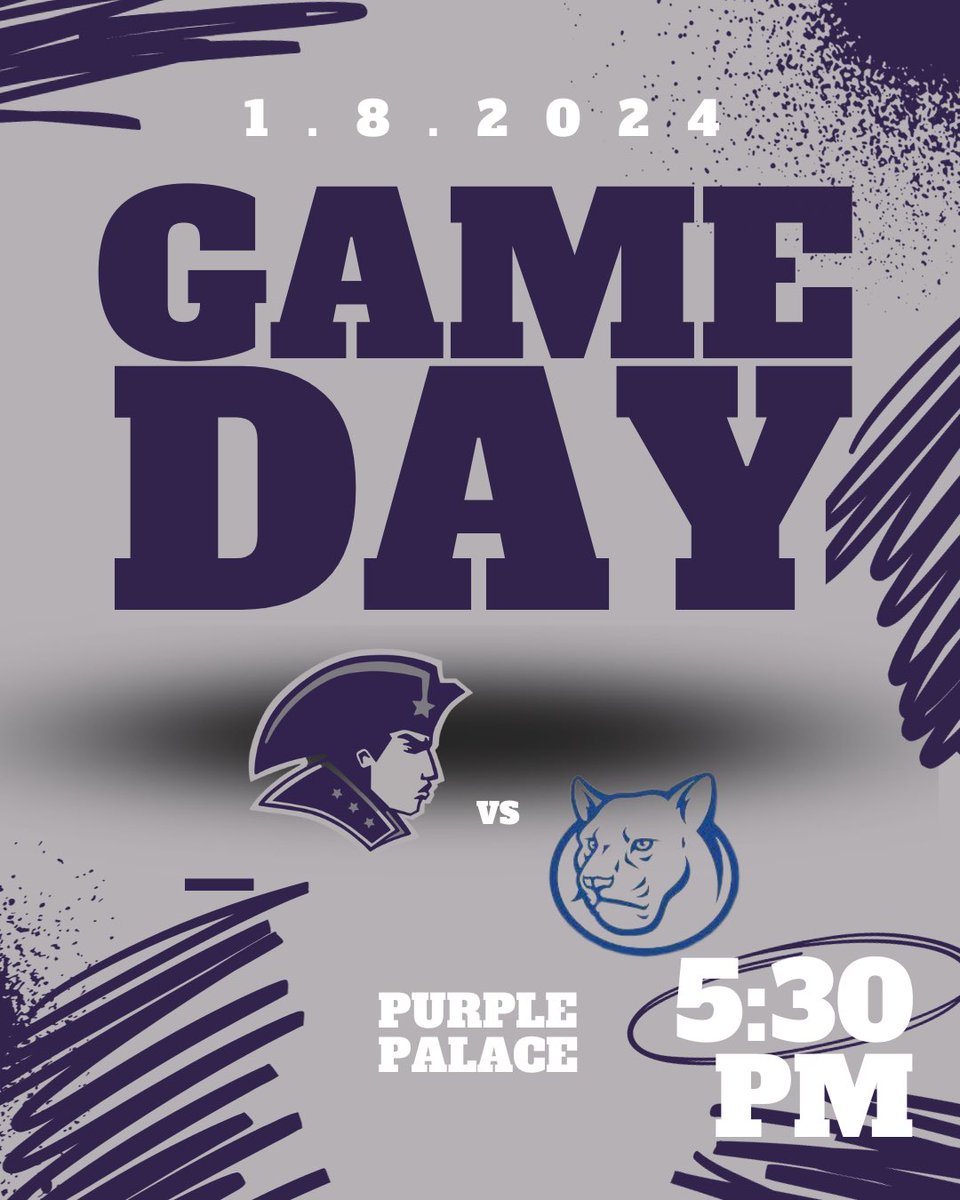 IT’S GAMEDAY!! Your Patriots will play TONIGHT at THE Purple Palace in the FIRST home game of the year vs Kirksey! JV tips at 5:30 pm and Varsity tips at 6:30 pm! Make sure to wear your purple and #packthepurplepalace #Patriotway #TGHT