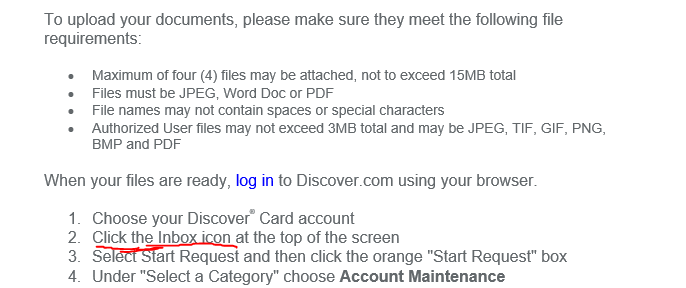 wearsdangerdave's tweet photo. @Discover please point out what the "inbox icon" actually looks like, because I love to click on it per your instructions. https://t.co/TPg67ooDuf