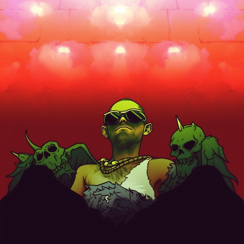 The_Inkling_9's tweet photo. The goblin king! #theinkling #aiartcommunity #digitalart https://t.co/JVbKUa8Foa