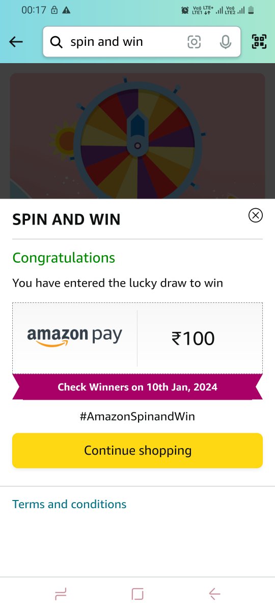 Itszoobia's tweet photo. #AmazonSpinandWin https://t.co/2rte8Aj9hP