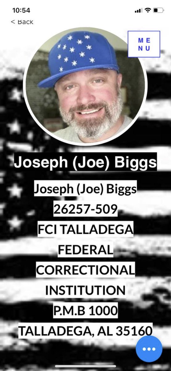 Happy Birthday Joe Biggs! Still makes me sad that you have to spend another one in Federal Prison. Joe would love a letter from anyone and you can send to this address below. #FreeTheBoys #FreeJoeBiggs