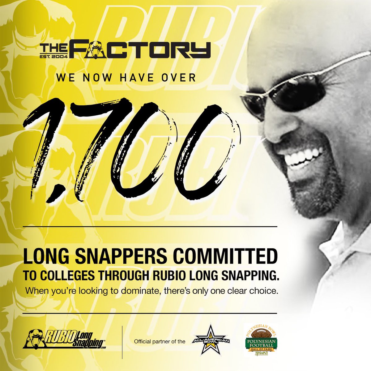 Why Rubio Long Snapping? —— - Actual results - The best instruction from the most experienced staff - The most exposure and the best atmosphere for a Long Snapper AND their families —— All information is on RubioLongSnapping.com. #RubioFamily |…