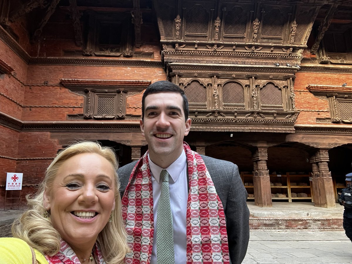 What an extraordinary day advancing Nepalese Irish relations with <a href="/jerrybuttimer/">Jerry Buttimer TD</a> and <a href="/fintanwarfield/">Fintan Warfield</a> here in Katmandu - our two countries are small countries with a big voice #history #Nepal #ireland