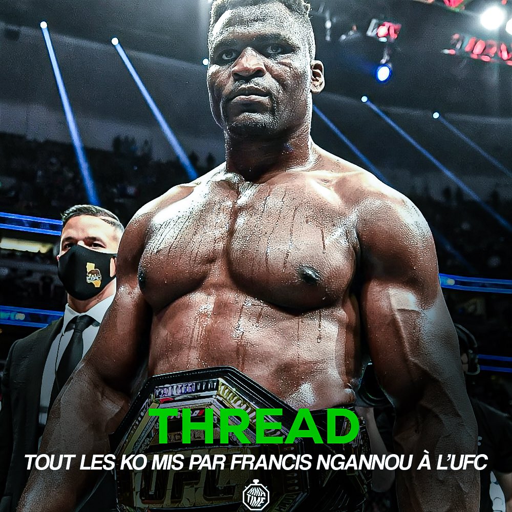 MMA__TIME's tweet photo. THREAD 🚨

TOUT LES FINISHS DE FRANCIS NGANNOU À L’UFC 👑🇨🇲 https://t.co/4dJnrkGclP