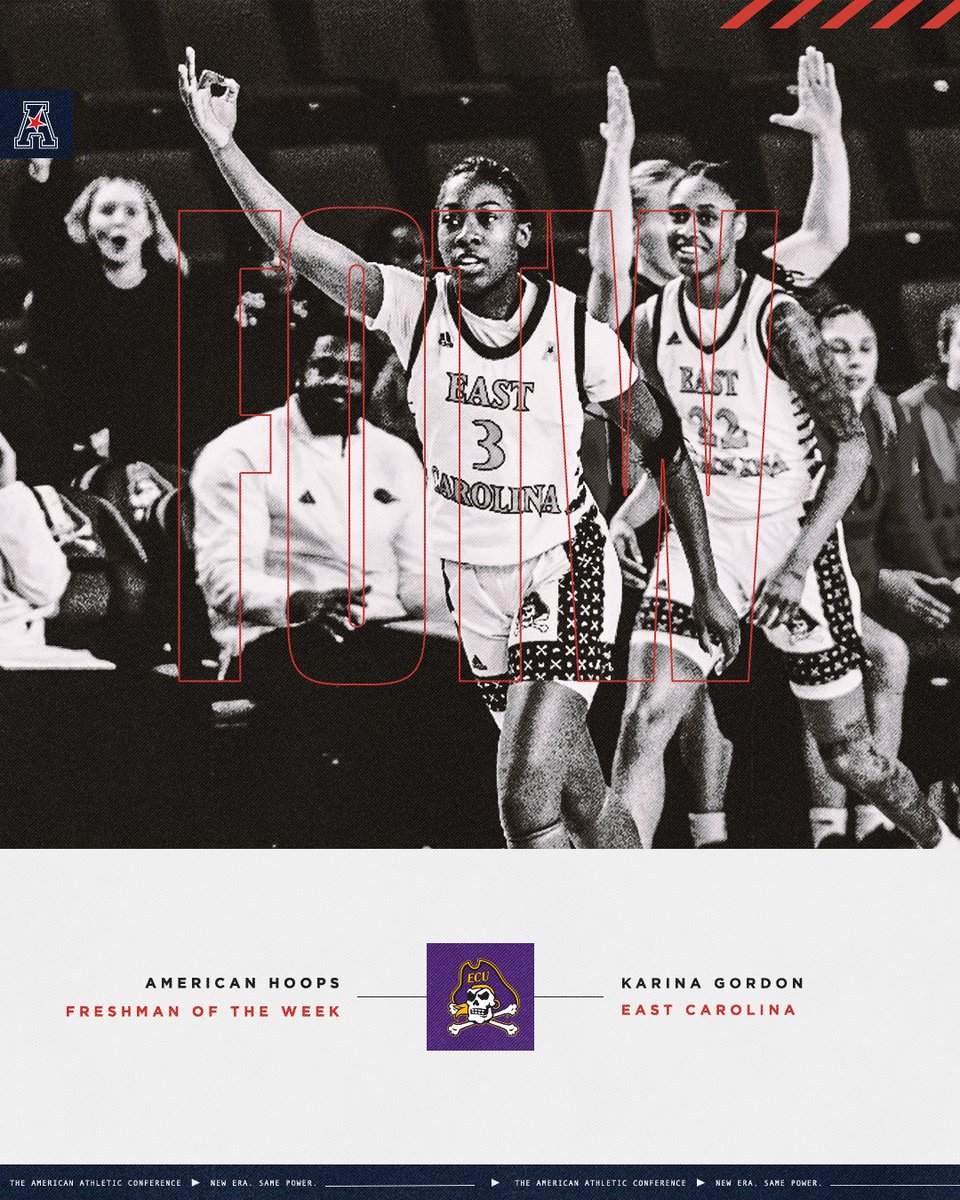 The American (@american_conf) on Twitter photo 🏀𝐅𝐫𝐞𝐬𝐡𝐦𝐚𝐧 𝐨𝐟 𝐭𝐡𝐞 𝐖𝐞𝐞𝐤🏀
Karina Gordon x <a href="/ECUWBB/">East Carolina Women’s Basketball</a>
#AmericanHoops 🏀𝐅𝐫𝐞𝐬𝐡𝐦𝐚𝐧 𝐨𝐟 𝐭𝐡𝐞 𝐖𝐞𝐞𝐤🏀
Karina Gordon x <a href="/ECUWBB/">East Carolina Women’s Basketball</a>
#AmericanHoops