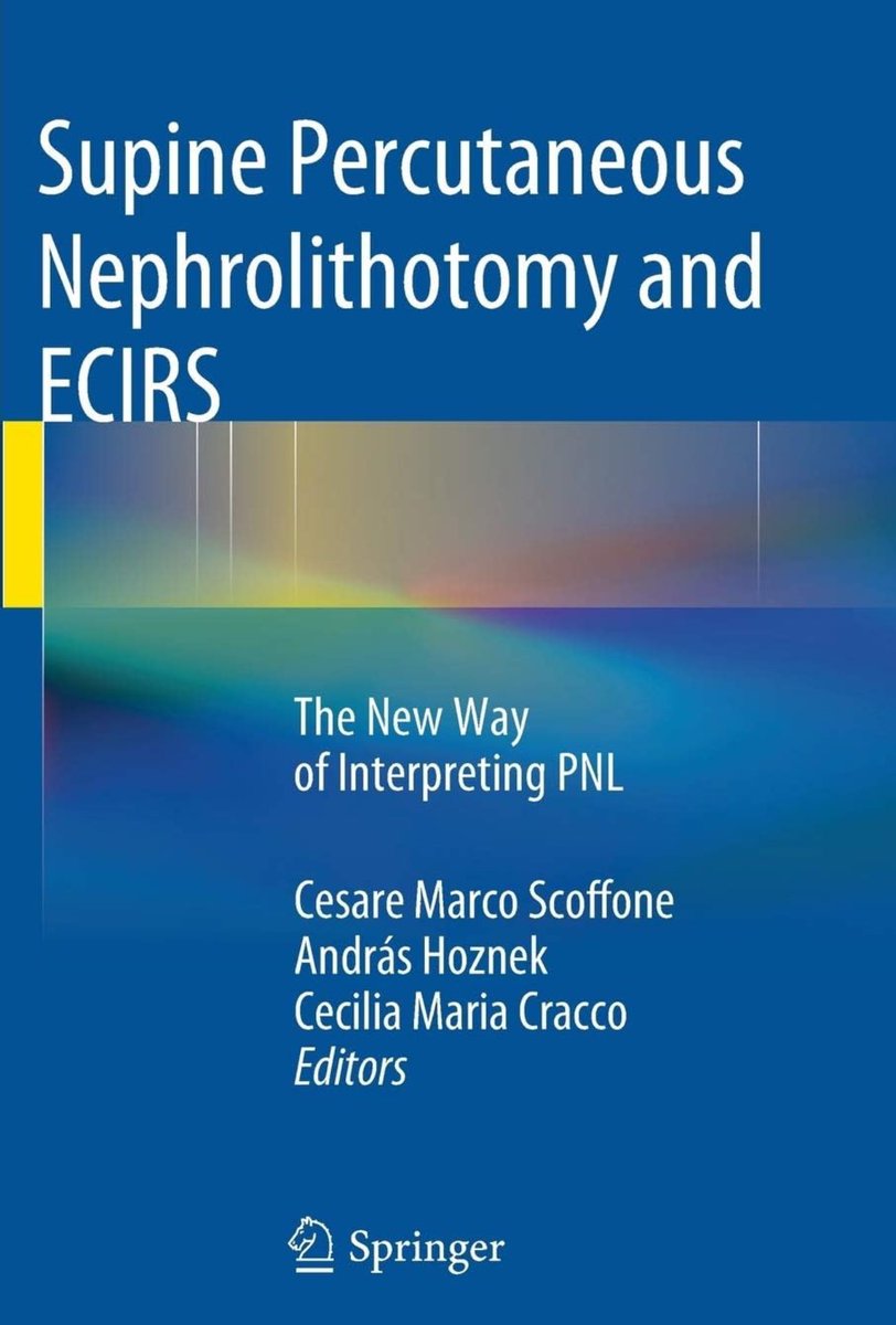 10 years ago, inspired by the groundbreaking work of @ValdiviaUria and @GasparIbarluzea, the fathers of supine positioning, we teamed up with @scoffonecesare and @CraccoCecilia to publish 'Supine Percutaneous Nephrolithotomy and #ECIRS: A New Way of Interpreting #PCNL'. This…