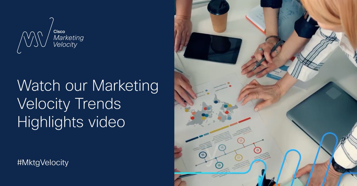 CiscoPartners's tweet photo. Stay ahead of the game this 2024! #Marketing is rapidly evolving, and being on top of the latest trends is key🔑. 

Get inspired by watching our #MktgVelocity Trends Highlights video. 

It's your ticket to leading the game👇
https://t.co/Vptgr5qcZi 

#CiscoPS23 https://t.co/sQI7ng3u9F