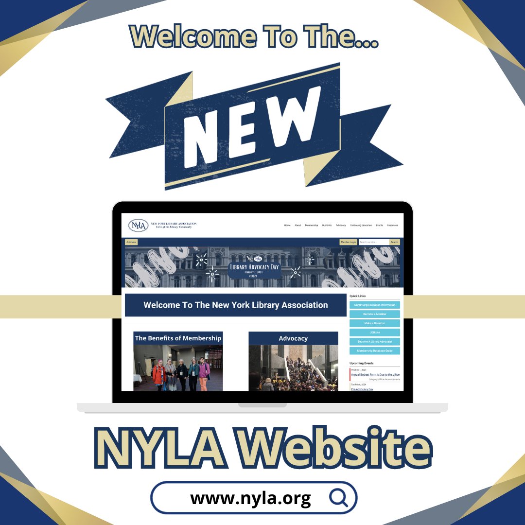 We are SO excited to announce the launch of our new website and membership database 🎉 We appreciate the membership being flexible & continuing to be patient while we establish a strong foundation in our new system & procedures. Check out the website here: nyla.org