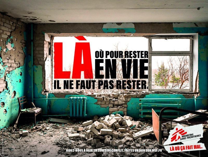 CB_News's tweet photo. Médecins Sans Frontières relance la conversation avec la campagne "Là où ça fait mal" aux côtés de l'agence @presidents_les. #MARQUE 

Pour en savoir plus ▶️ https://t.co/H25XDJny8X https://t.co/RVW3HDGI0E