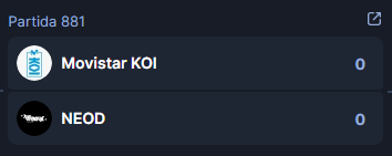 MovistarKOINOW's tweet photo. RONDA 3 - OPEN QUALIFIER
🆚 #NEOD | #SomosMovistarKOI