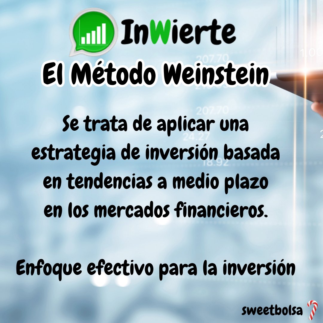 BolsaSweet's tweet image. InWierte: El método Weinstein
Estrategia de inversión basada en tendencias

Ya está disponible la formación. Inscripciones abiertas
#estrategiadeinversión #stanweinstein #inwierte #sweetbolsa #formacion