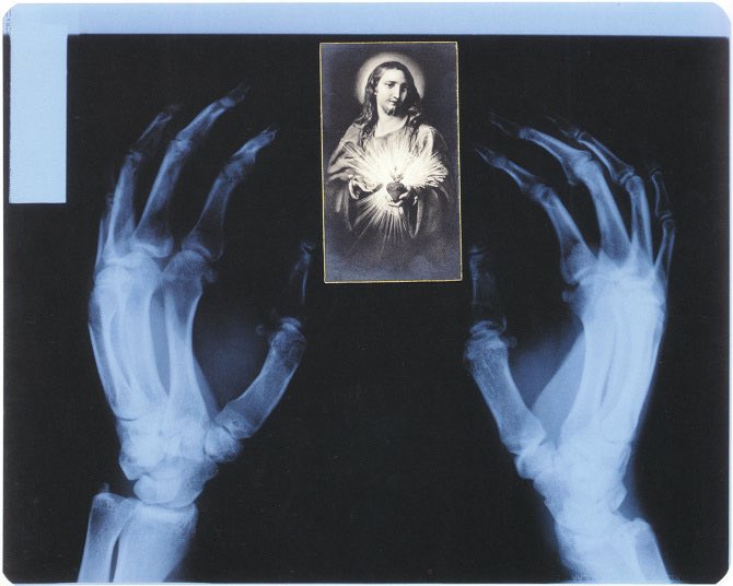 xe0_xeo's tweet photo. X-ray collages/assemblage depictions of Christ by Slovenian painter Stane Jagodič https://t.co/9CUwVTc5XZ