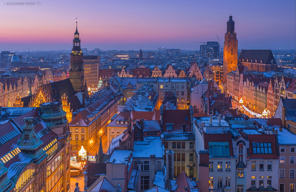 JKrzeszovski's tweet photo. Trochę mroźnego Wrocławia. -10 C z widokiem z mostku Pokutnic https://t.co/ATOBfGgONX