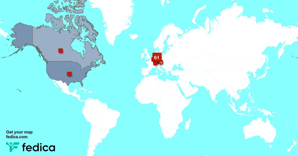 I have 2 new followers from USA last week. See fedica.com/!eSmA_YeA