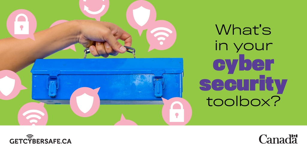 Back to school? Using the right tools can help you #GetCyberSafe! 

You can pack your cyber security toolbox with:
⚒️ Password managers to memorize your passwords and passphrases
⚒️ Anti-virus software to defend your devices
⚒️ Automatic updates to keep your software current