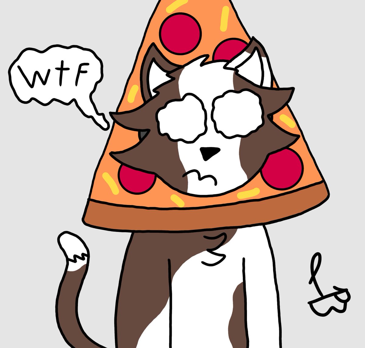 Pizza cat 🍕 🐱

#dibujos #art #dibujodigital #drawingart #draws #draw #dibujo #digitalart #oc #ocs #furryart #furrydrawing