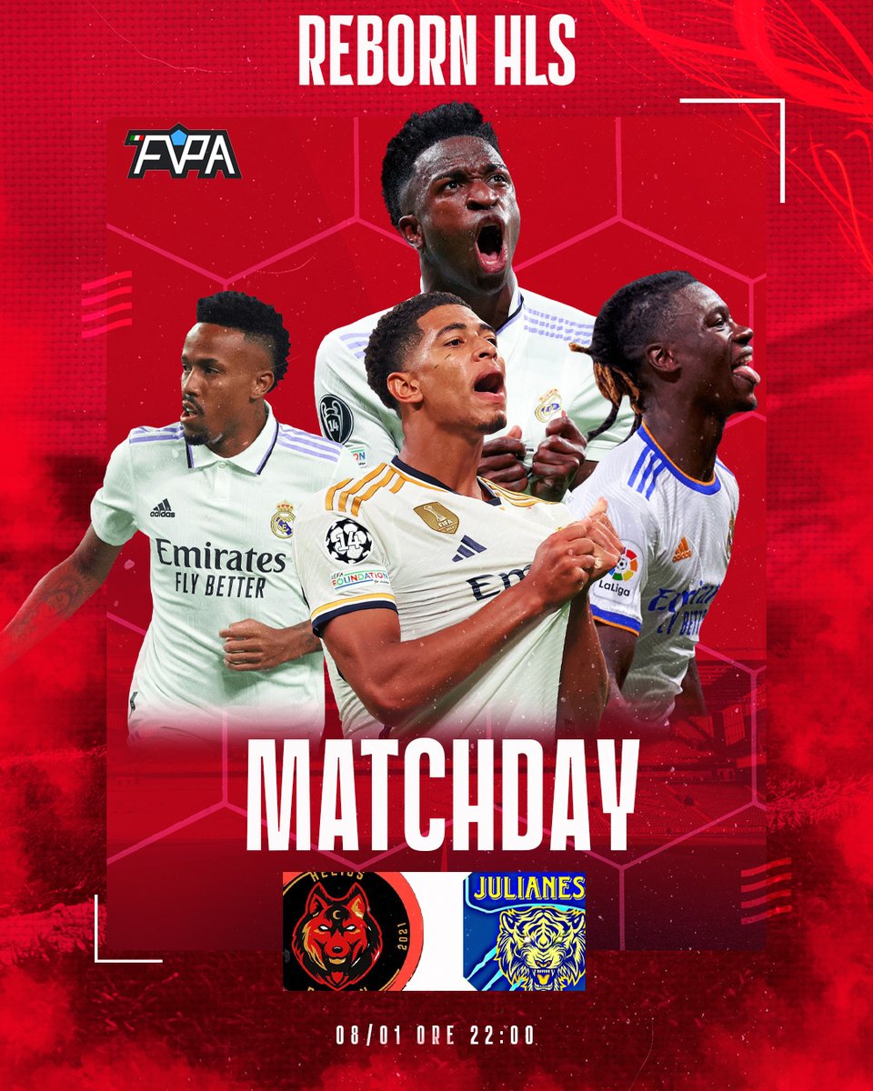 Helios_ProClub's tweet photo. 📌| Matchday
🏆| @FVPA_net
🆚| @IDomi24
📅| 18° Giornata #fvpanet 08/01
⏰| 22:00
📺| https://t.co/TqOAn7Ei9M
#forzahelios
@tanadelproclub @pctransfermarkt @FVPA_net https://t.co/x8pWXAd8Dx