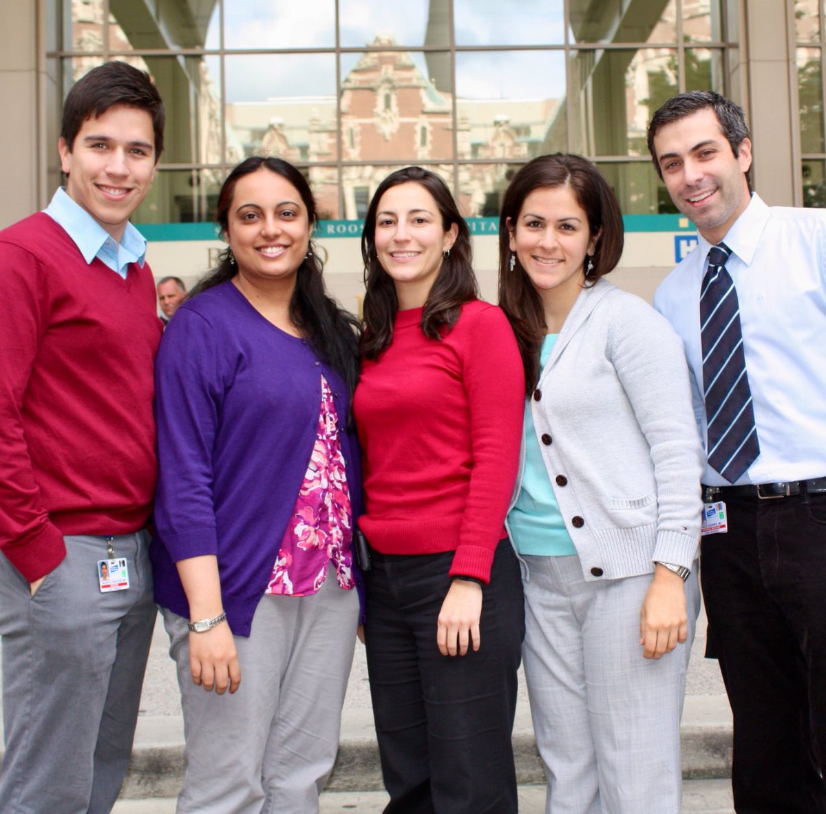 DanckersMD's tweet photo. Monday Memories! Here on 2010 as one of the 5 chief #IM residents at Saint Luke”s-Roosevelt Hospital Center now @mountsinaiwest @mountsinaimorningside with the amazing and extraordinary:
 
Pablo Casares
@MichelleKoolaee 
Aastha Pal
@SusanNathan13 https://t.co/gWicWcdtxl