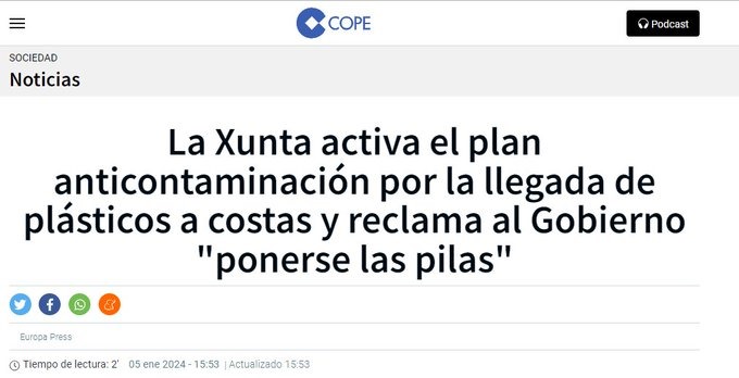 ppdegalicia's tweet photo. A pesar de la deslealtad del Gobierno central, la Xunta ha trabajado desde el primer momento, coordinando la recogida en las playas y poniendo medios a disposición de los concellos.

Mientras, PSOE, BNG y Sumar siguen buscando rédito político, ocultando información e intoxicando. https://t.co/7jSGcd0xJa