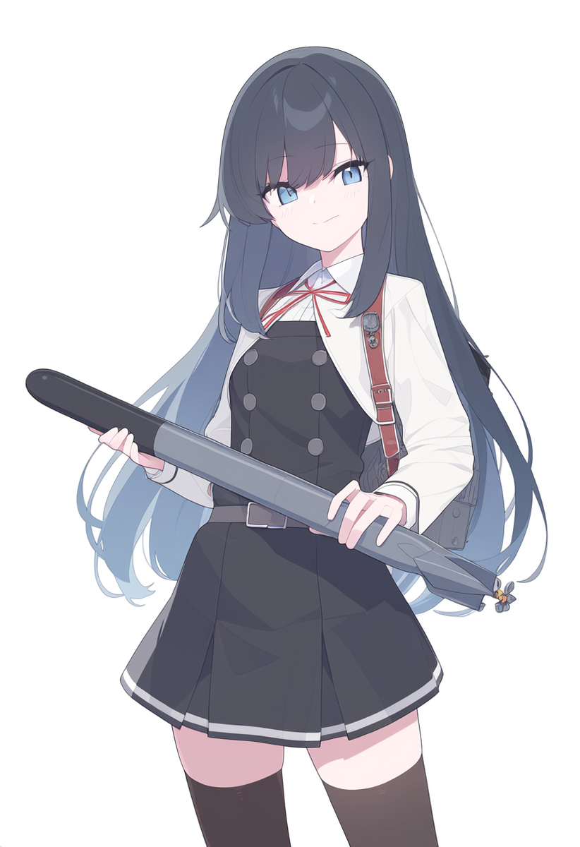 4BEraser's tweet photo. 九三式精神注入棒 #朝潮 ＃艦これ #AIイラスト (1/2) https://t.co/vpxAC8Cg8J