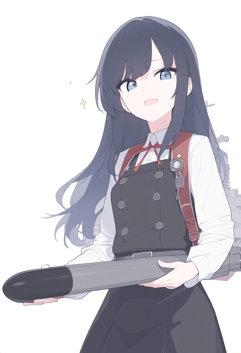 4BEraser's tweet photo. 九三式精神注入棒 #朝潮 ＃艦これ #AIイラスト (1/2) https://t.co/vpxAC8Cg8J
