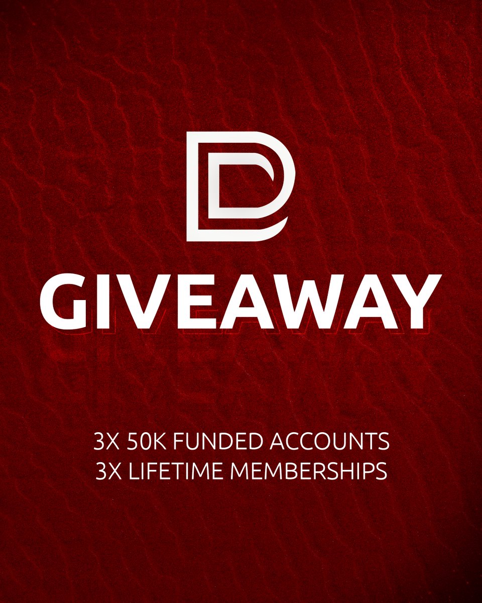 Giveaway for Dodgy’s Dungeon 

Entry requirements:
-Like + Repost❤️♻️
-Tag 1 friend

3 winners for 50k apex funded account

3 winners for lifetime membership + access to my course where I live stream/teach EVERYDAY

You have 48 hours… good luck:)