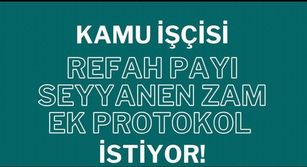 Kamu sürekli işçilerini yok sayamazsınız #SeyyanenZamİsciye8binSeyyanen