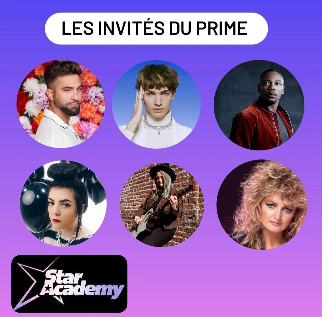 StaracNews25's tweet photo. Voici les invités pour le prime 11 du samedi 13 janvier !
- Kendji Girac 
- Pierre de Maere
- Mc Solaar 
- Hoshi 
- Éloïz 
- Bonnie Tyler
#StarAcademyleLive #StarAcademy https://t.co/vtiaxcuTcM