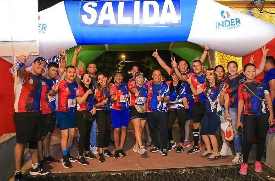 scujia's tweet photo. Satisfacción, luego de participar en la Carrera Atlética #SantosReyes realizada en el marco de la celebración de #Valledupar474Años 🥳 https://t.co/tN61WiyzT5