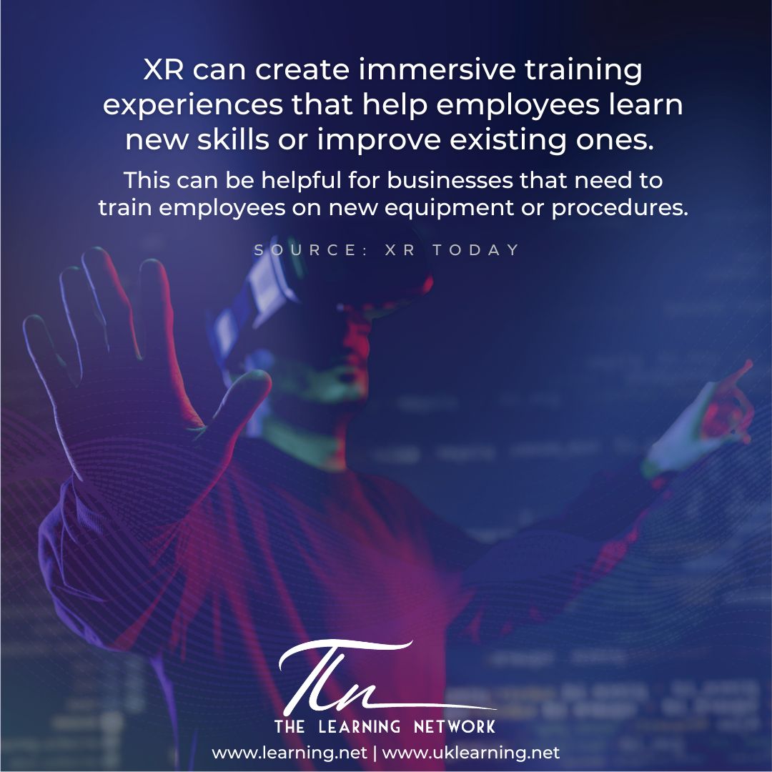 Unlock a new era of learning through immersive experiences with XR technology. Whether it's mastering new skills or refining existing ones, XR can revolutionize your training programs.

 #XRTraining #ImmersiveLearning #SkillsDevelopment #InnovationInTraining
