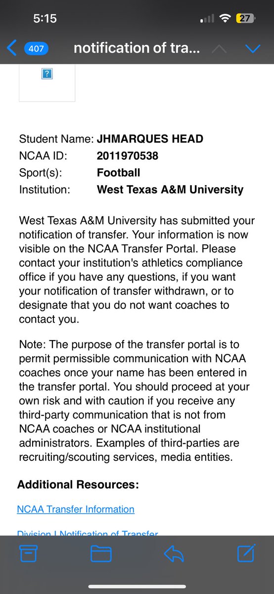 Jhmarques24's tweet photo. Thanks for everything you done for me .@WTAMUFootball https://t.co/dFRvs0weIo