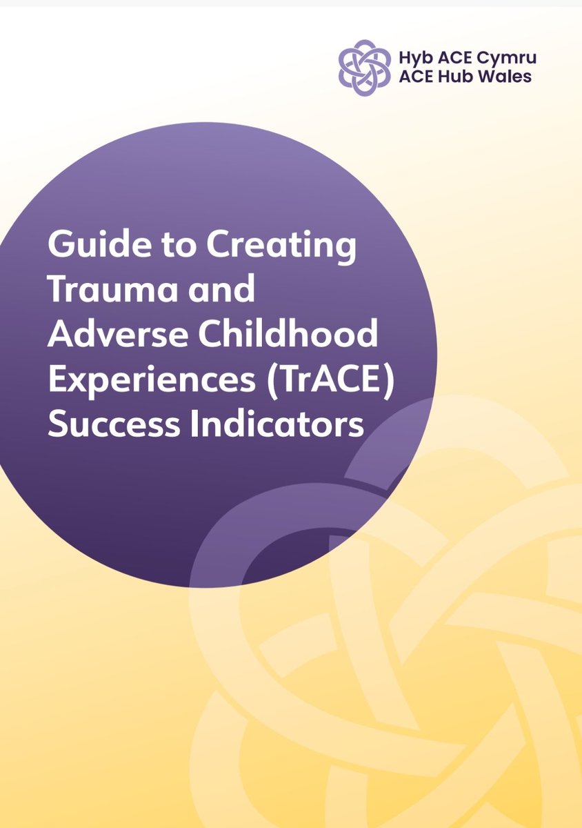 acehubwales's tweet image. 💬 Today we launch our Guide to creating Trauma and Adverse Childhood Experiences (TrACE) Success Indicators. 

👉 Please share

acehubwales.com/wp-content/upl…