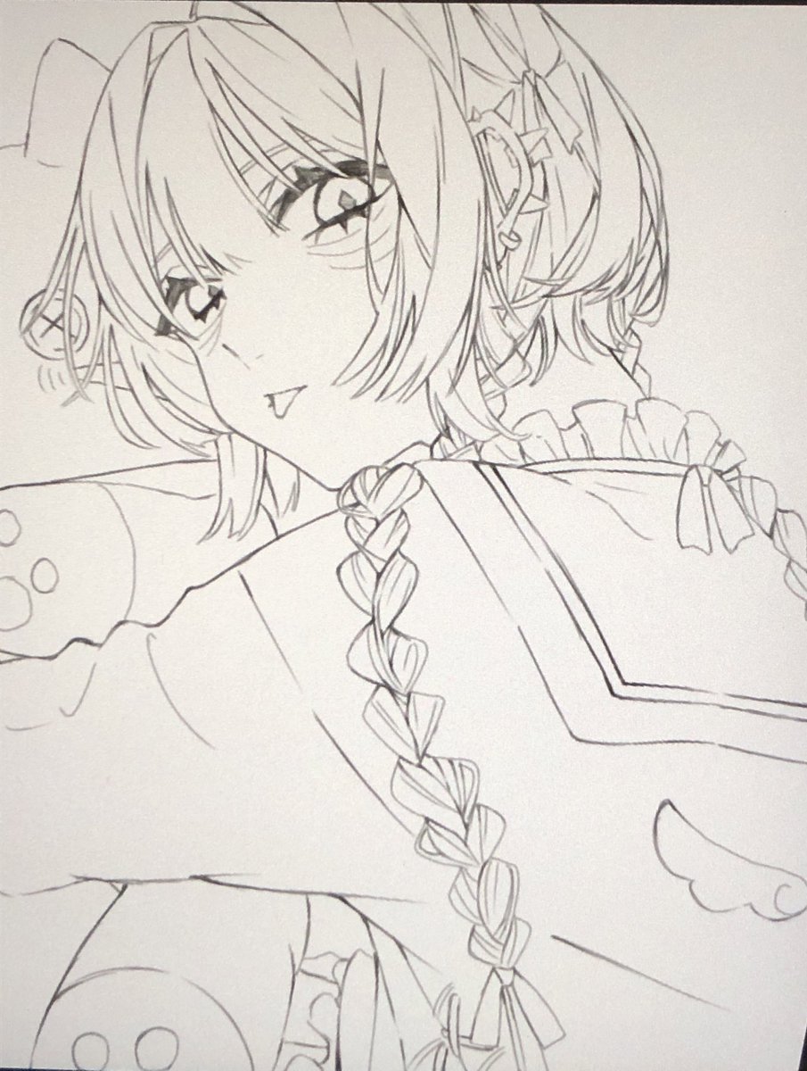 いい感じの線画一部 