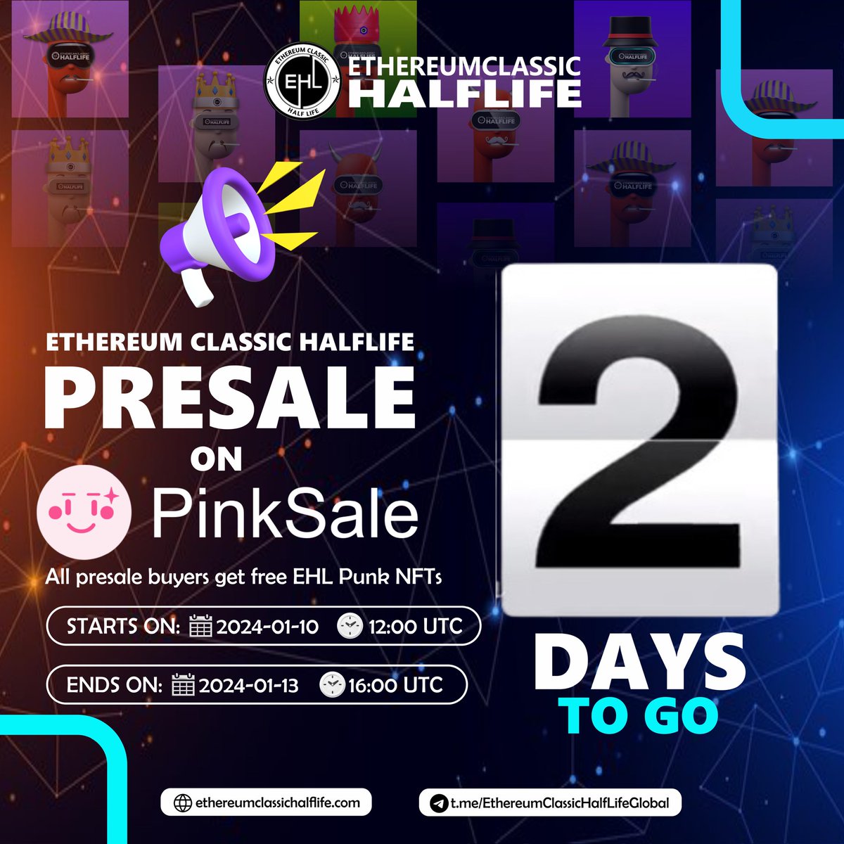 EthClassicHL's tweet photo. Presale setup done on @pinkecosystem 

https://t.co/v0Ph3VwyVh

In talks with more partners, tier 1 and 2  Centralized exchanges for listing.

Free NFTs for Presale buyers.

#bitcoin #PresaleAlert
#binance #bnb #EHL https://t.co/UDxdH73S7K