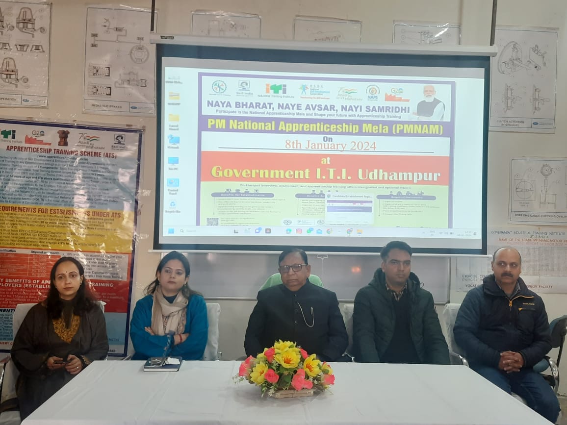 dioudhampur's tweet photo. #HSVB
PM Nations Apprenticeship Mela organized at ITI Udhampur. Chairman IMC Sh. Arun Gupta, AD Employment Ms Priyanka Gupta, FM DIC Udhampur @drdeepika1993 Graced the event & inspired students to seize opportunities & stay dedicated towards their goals.
@diprjk
@rai_saloni https://t.co/dl1RUFjQLS