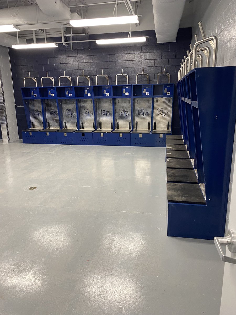 New locker room is almost finished! Just a few more weeks 🤩