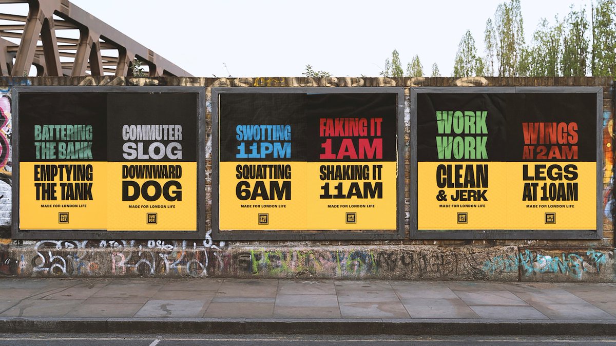 TheDrum's tweet photo. Gymbox outdoor ads challenge clichéd January fitness marketing tropes https://t.co/JS8NpbijmZ #Marketing #Advertising https://t.co/whOciv9fy8
