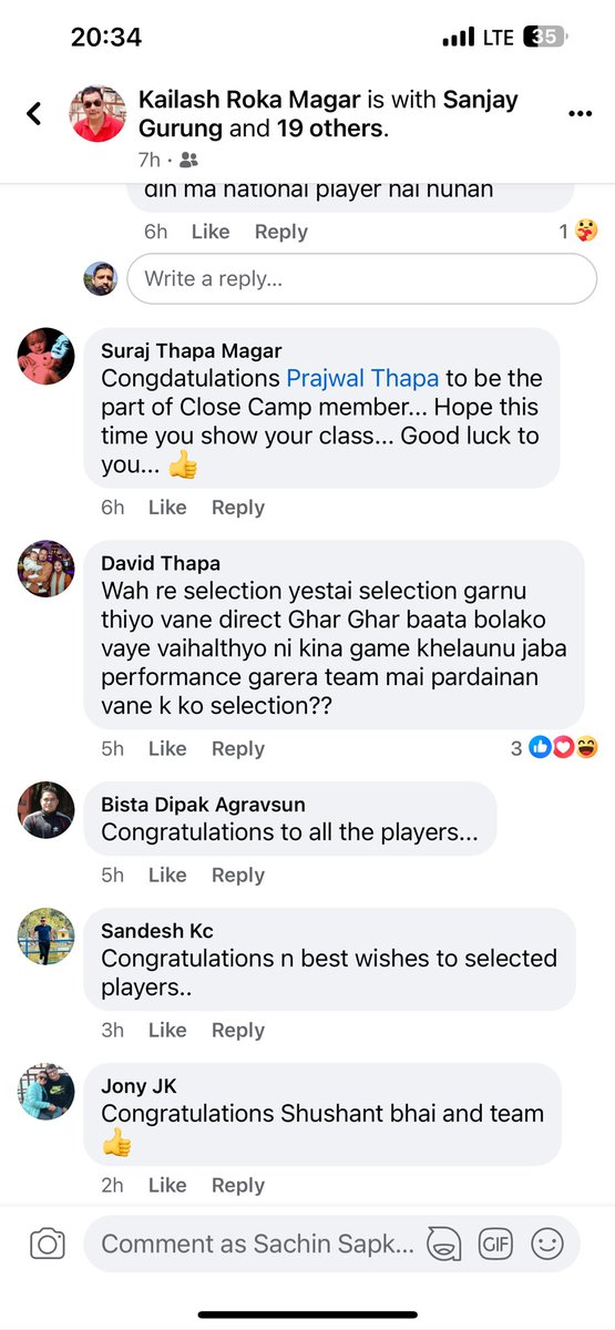 sachinsapkota's tweet photo. Big debate about the names shortlisted for closed camp for Lumbini and players from Banke are boycotting closed camp demanding fair selection criteria. Hope national media @HamroKhelkud @kantipur @dearbinod @cricketbirat will bring people’s attention .@paras77 @CricketNep https://t.co/DG1c9jhkml