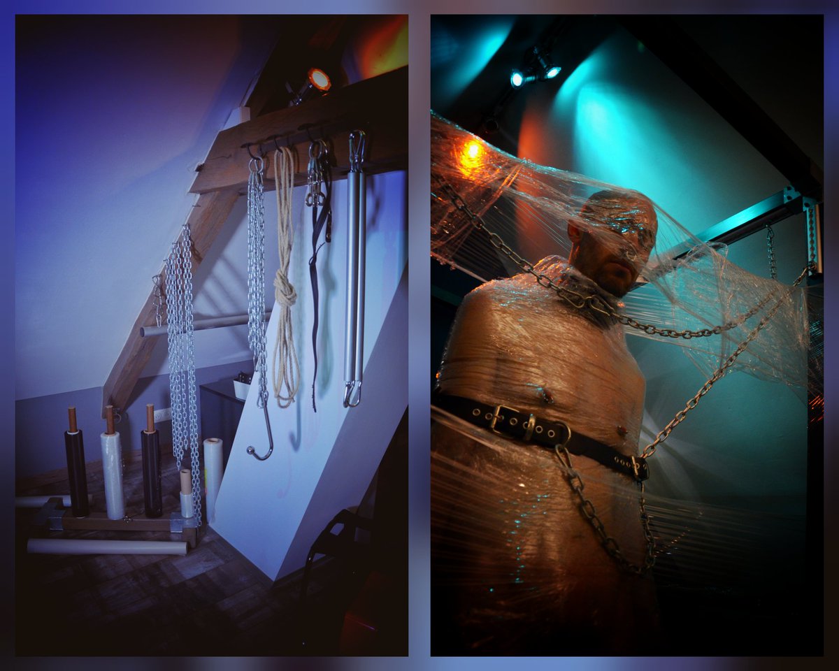 atelier_2l's tweet photo. Avec quelques accessoires mis à disposition et votre créativité, l'@atelier_2l vous permettra de réaliser vos envies enfouies et mettre en œuvre votre imagination perverse. #momification #breathplay #bondage #bdsm #donjonbdsm https://t.co/TG84oxWTWx
