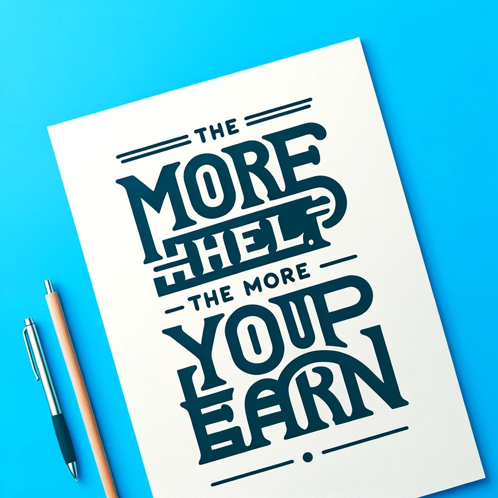 FireiIightfi's tweet photo. The more you help, the more you earn. https://t.co/HHe9rdPZaJ