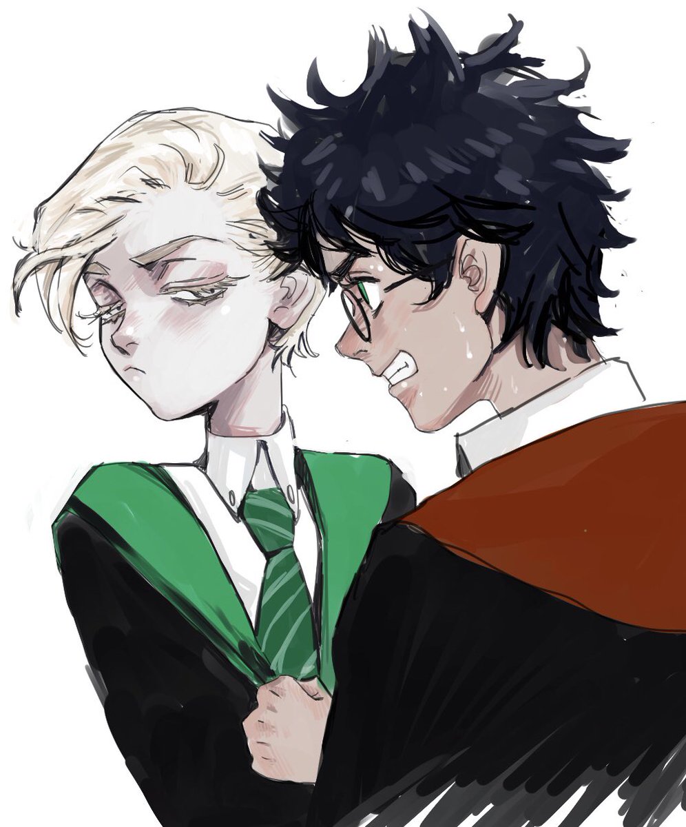 Ker82193372's tweet photo. Harry and Draco. Flipped. https://t.co/hkNDgYx2CV