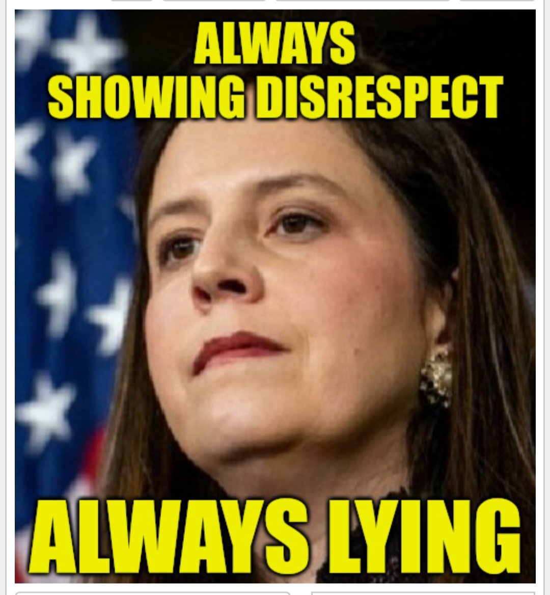 RichardFool's tweet photo. @EliseStefanik https://t.co/2m50898TXB