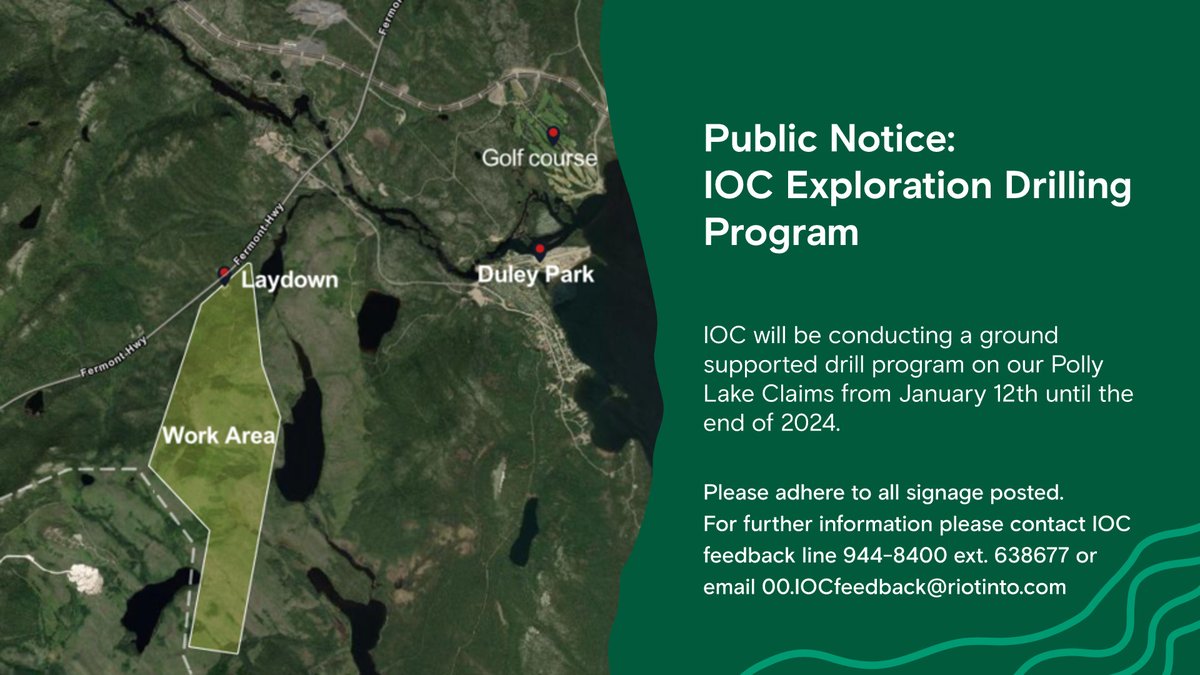 Iabrador_city's tweet image. #publicnotice #drillingprogram @RioTinto #labrador