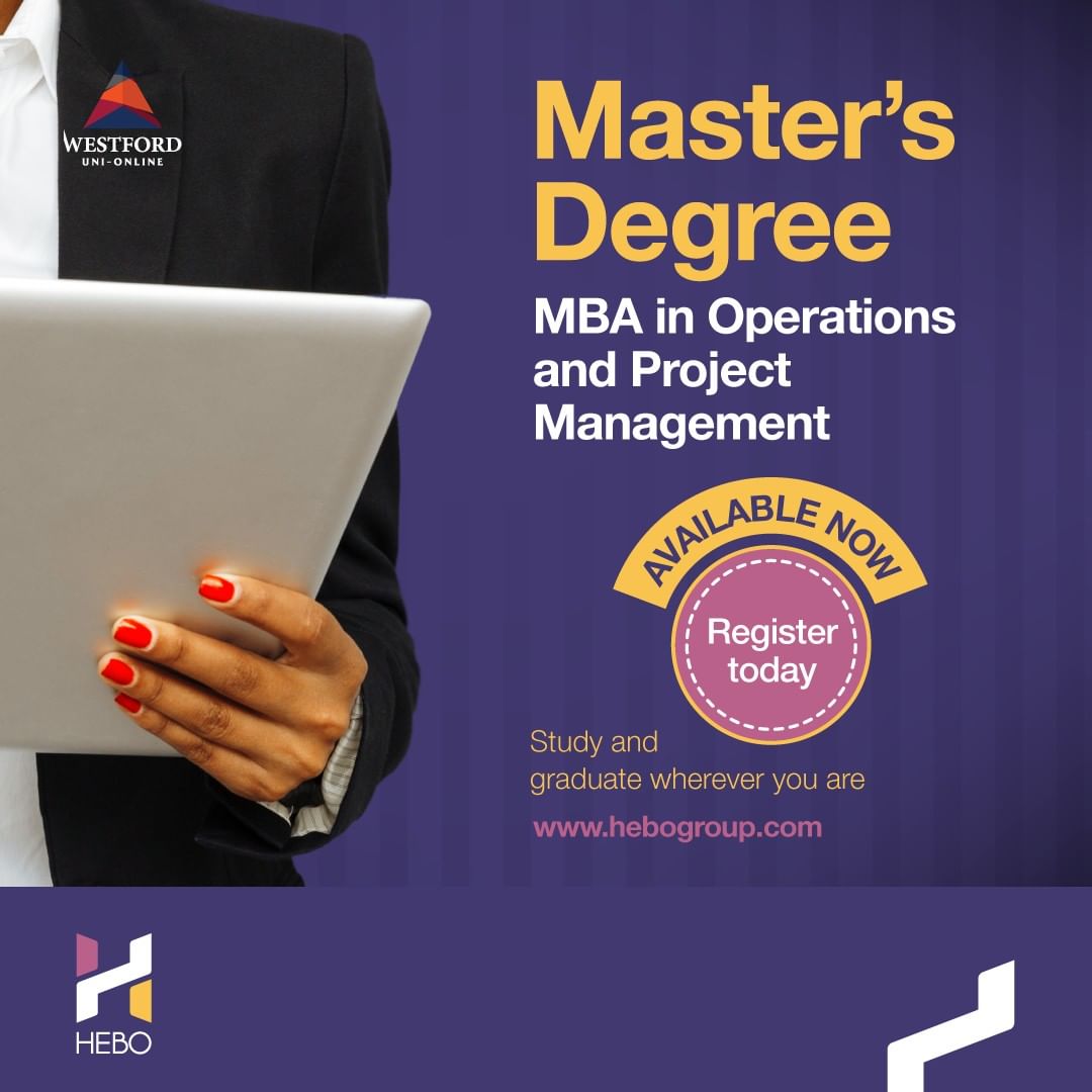 ConsultHebo's tweet photo. Our online MBA in Operations and Project Management offers a unique opportunity to flexibly gain practical skills, earn a prestigious degree, and boost your expertise in managing projects. 
Enroll for this program here https://t.co/ZBpwrT7b1N 
#MBAOperationsProjectManagement #HEBOConsult #PlanYourNext #CareerGrowth #postgraduate #ProjectManagement #Tanzania #Kenya #Uganda #Malawi