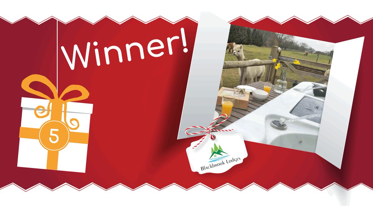 TheTouristTrail's tweet photo. 🌟 𝗖𝗼𝗻𝗴𝗿𝗮𝘁𝘀, 𝗝𝗼𝗮𝗻𝗻𝗮 𝗝.! 🎉 You've won a 3-night stay at 𝗕𝗹𝗮𝗰𝗸𝗯𝗿𝗼𝗼𝗸 𝗟𝗼𝗱𝗴𝗲𝘀! 🏡✨ Enjoy The Willows Cottage and its private hot tub. 🛁🌳 

Learn more: https://t.co/XlLsYotJjg 
#LuxuryEscape #AdventWinner #BlackbrookLodges https://t.co/e0X0GDbEHV