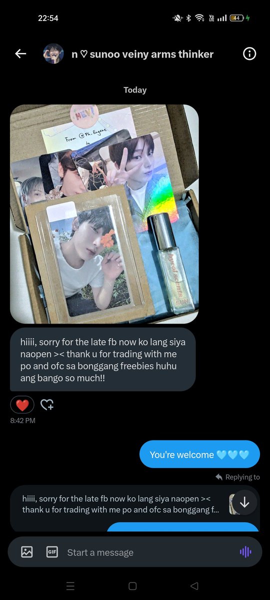 Ph_Engene's tweet photo. Thank you for trading with me @suncheekzcart πππ
#engeneph_trades #engeneph_feedbacks #sunnieproof https://t.co/gvzoGOquZI