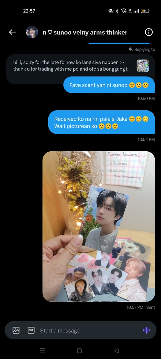 Ph_Engene's tweet photo. Thank you for trading with me @suncheekzcart πππ
#engeneph_trades #engeneph_feedbacks #sunnieproof https://t.co/gvzoGOquZI