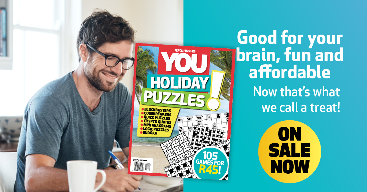 YouMagazine's tweet photo. Holiday Puzzles are here! There’s a fantastic mix of brain games for all holiday-makers – the jet-setters, the beachgoers, the campers and the staycationers: #youmagazine #puzzles #braingames #blockbusters #soduko
https://t.co/Embng8BApB https://t.co/uW0bZu5tev