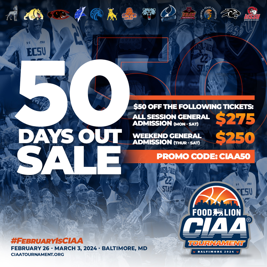 It's game time at the CIAA Tournament, and we've got an exclusive offer for you. Visit bit.ly/40v0vWN click 'Buy Tickets,' and use Promo Code: CIAA50 to get $50 OFF on All Session General Admission and Weekend General Admission tickets. Hurry, and join the excitement!