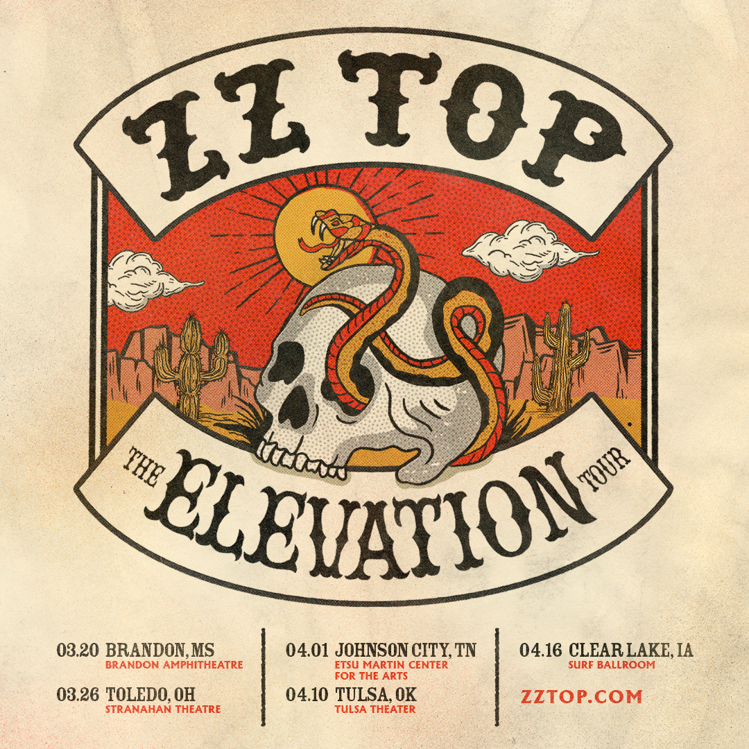 We're thrilled to announce the addition of MORE shows to the Elevation Tour! For tickets and details, check out ZZTop.com/tour